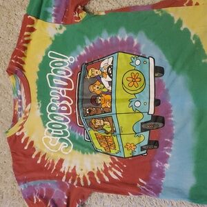 5 For $25 Scooby-Doo Tie-Dye T-Shirt Mens Size Medium